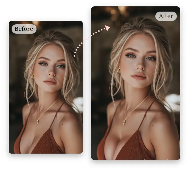 AI Breast Enlarger for Social Media Photo Enhancement