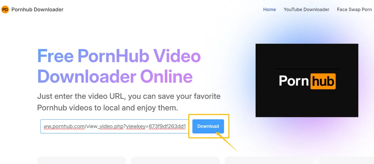 Paste the URL into Our Downloader